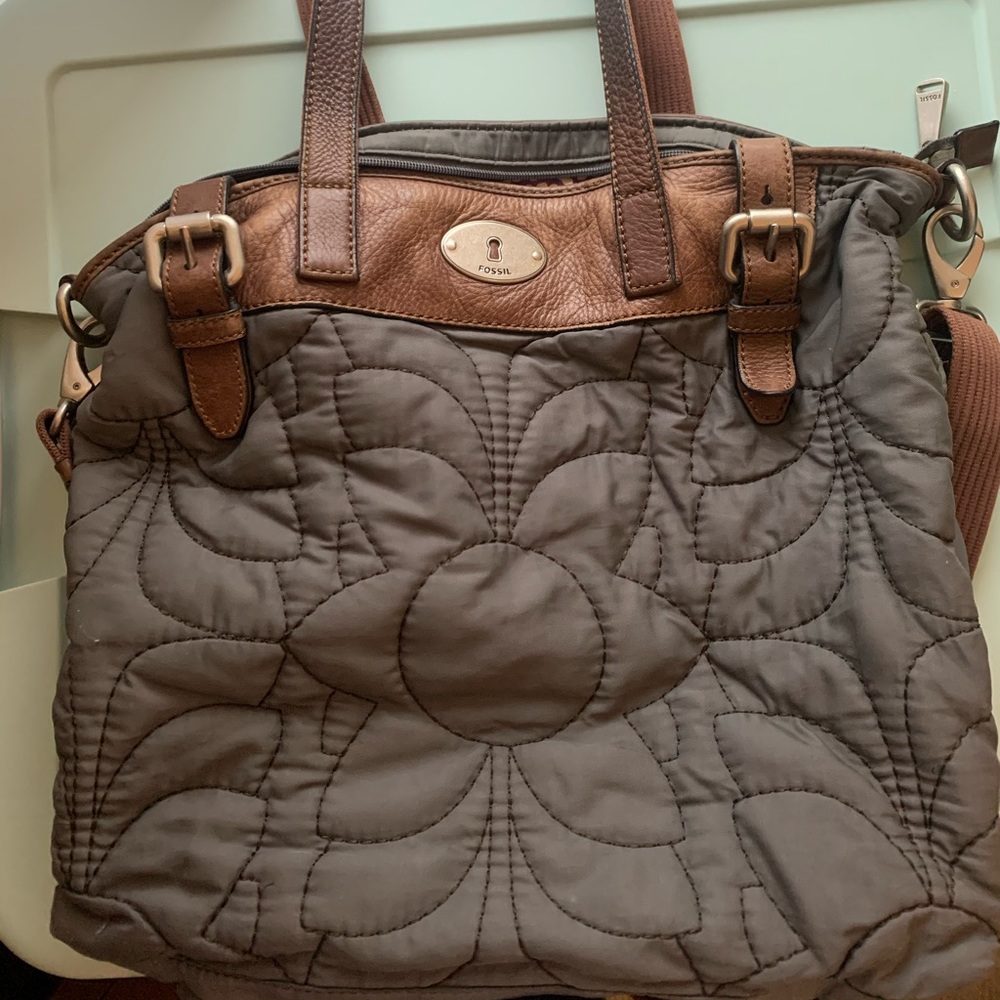 Quilted Fossil Bag